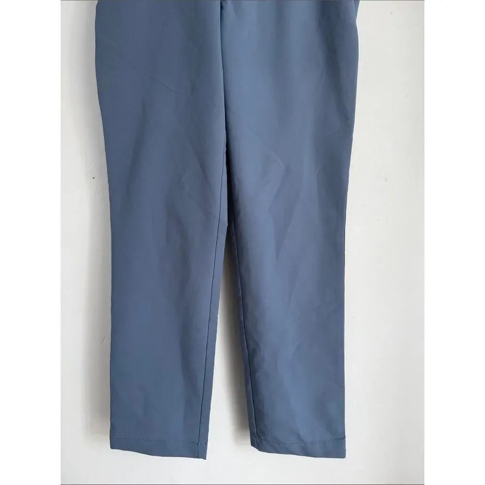 Banana Republic flat front performance slim straight leg dress pants sz 32x32